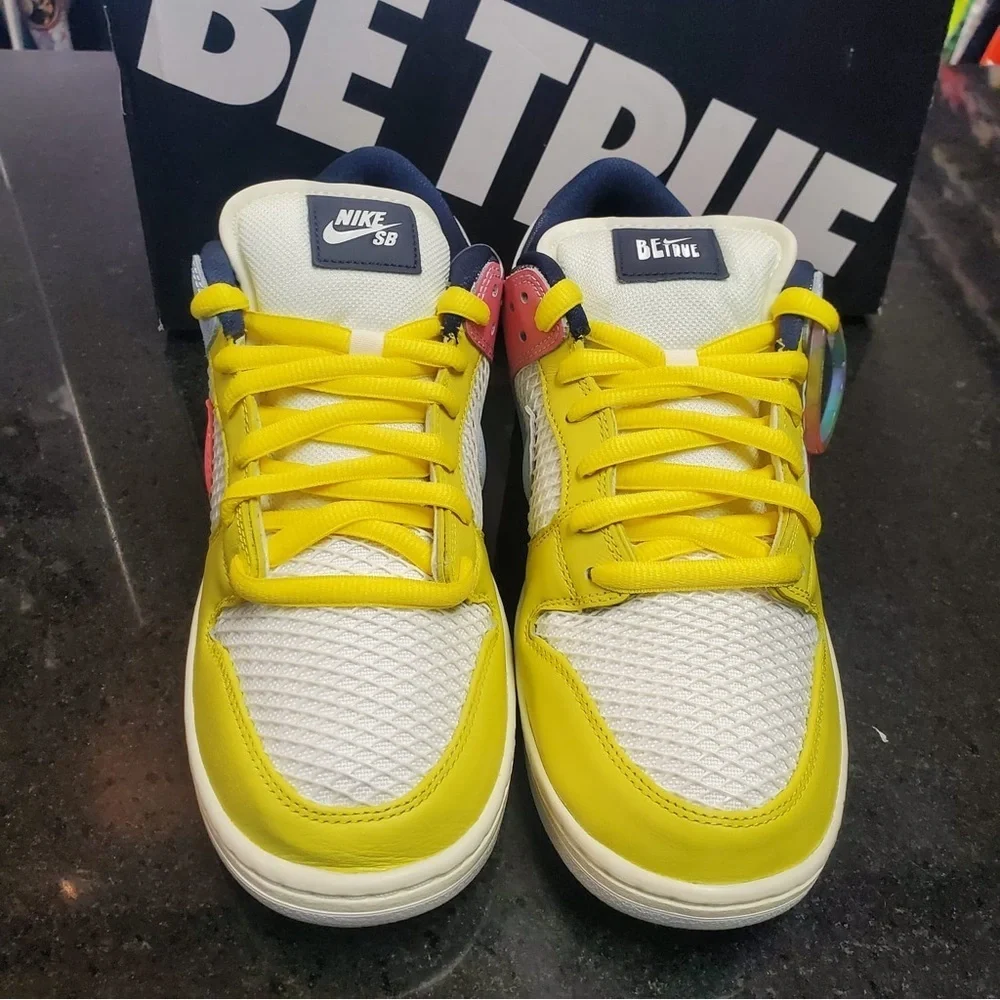 Sz 13 Xavier Schipani x Nike Dunk Low SB 'Be True - Trans Joy'